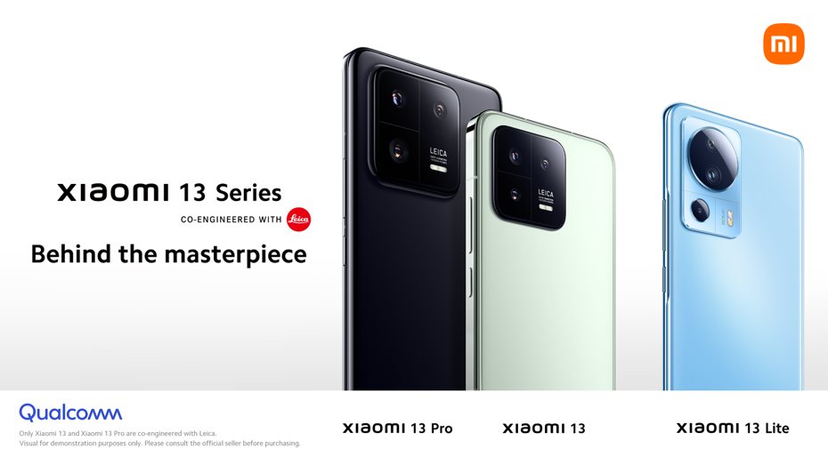 Xiaomi 13 Series 於國際市場正式上市。圖／小米提供