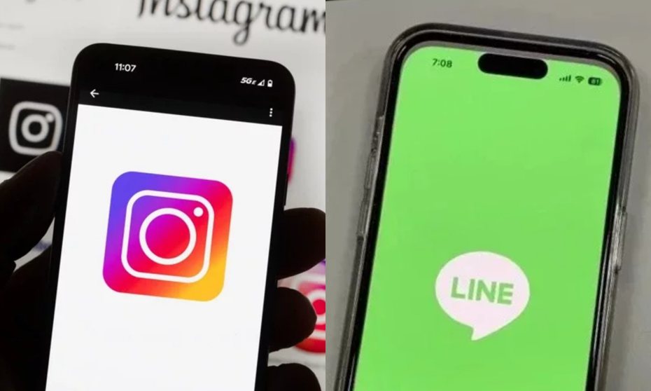 Line跟Instagram（IG）哪個「比較私密」？引來網友熱議。示意圖／美聯社、聯合新聞網