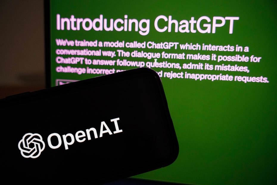 OpenAI推出「GPT-4」，宣稱GPT-4已經過許多專業測試，像是可以看圖片生成文字，表現已媲美人類行為。（歐新社）