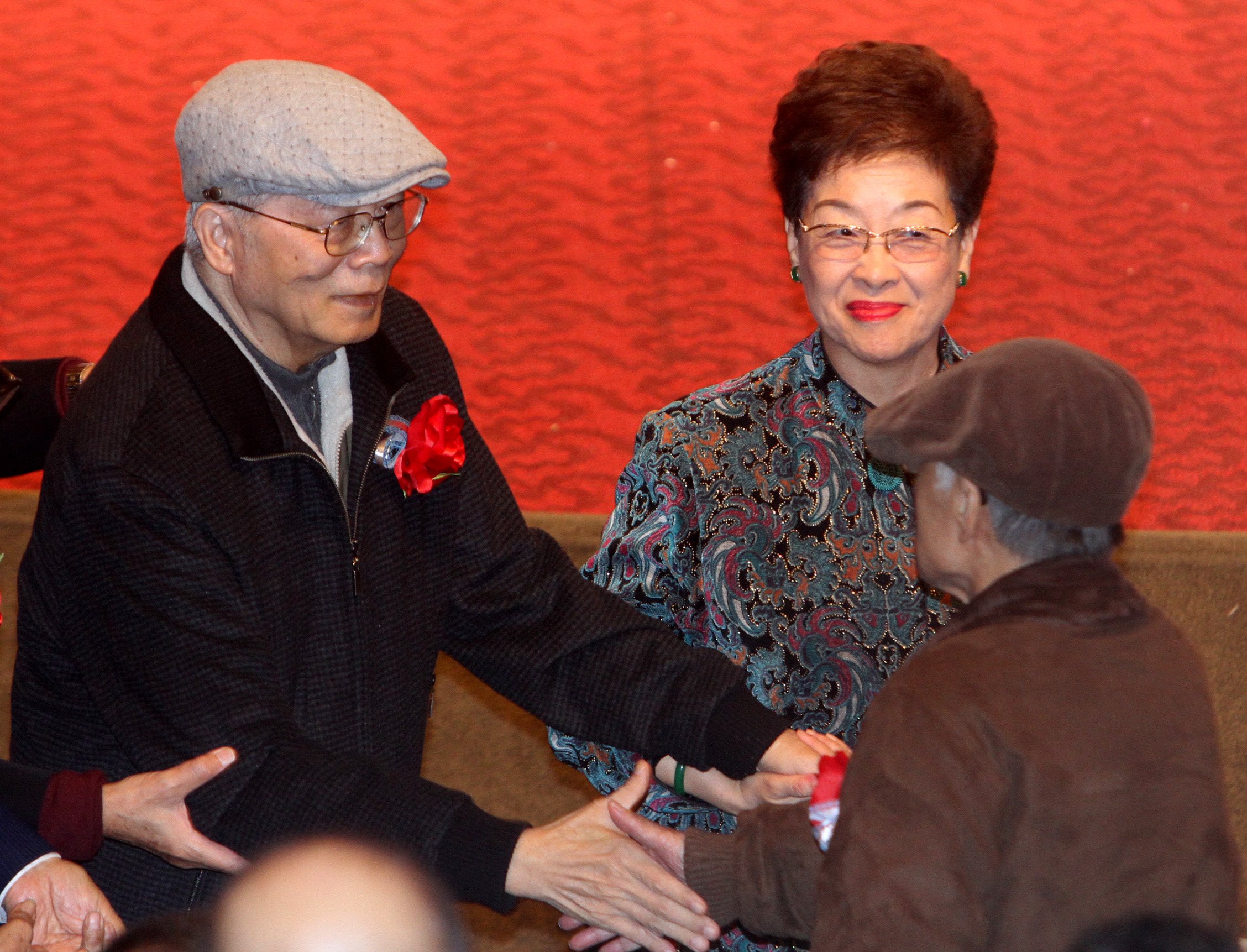 前司法院長施啟揚（左）、李鍾桂（右）夫婦。圖／聯合報系資料照片