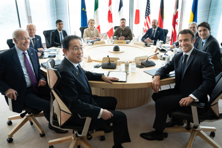 G7廣島峰會資料照。（美聯社）