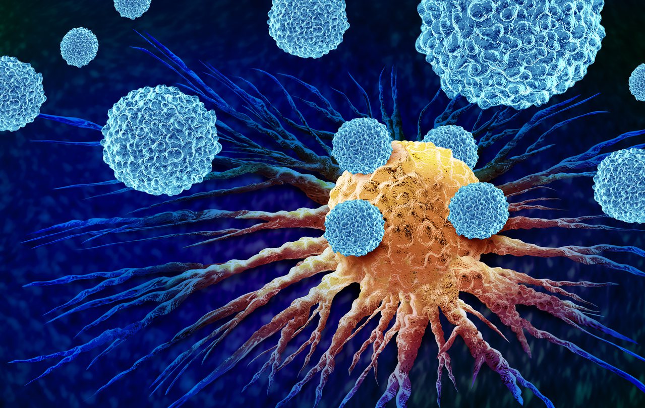 癌細胞釋放的酸濃度，要比以前知道的還高得多，甚至會形成一道「酸牆」（Acid Wall）阻止人體免疫細胞攻擊。癌細胞示意圖，非報導所提的「酸牆」情境，圖片來源／ingimage。