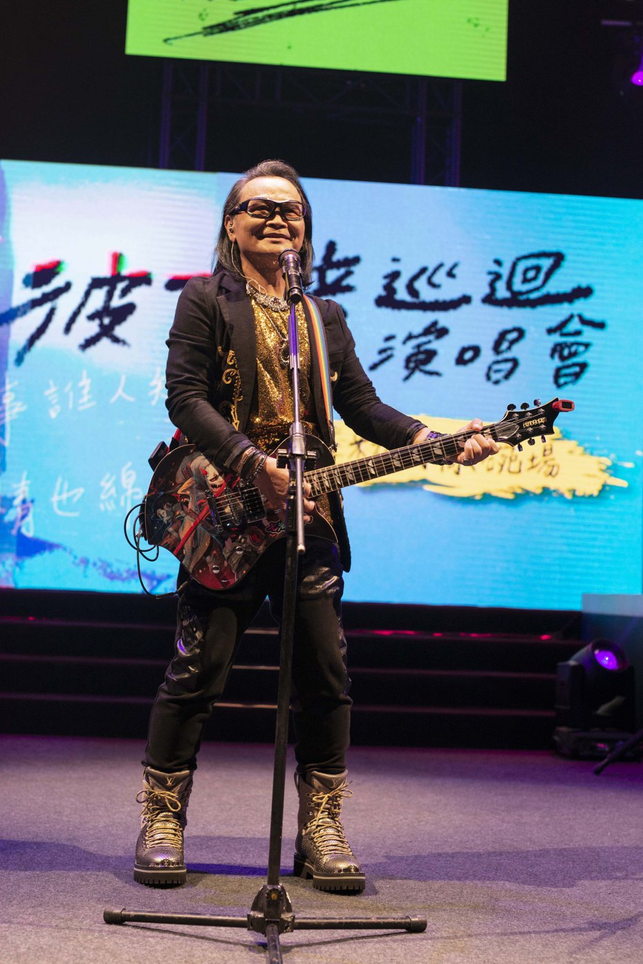 沈文程24日在台北國際會議中心開唱。圖／大大娛樂提供