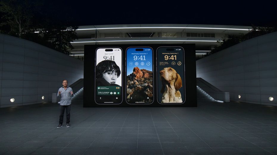蘋果今年9月將推出全新iPhone 15系列，包含iPhone 15、iPhone 15 Plus、iPhone 15 Pro 和 iPhone 15 Pro Max。圖為2022年蘋果秋季發表會之iPhone 15 Pro系列。（翻攝自蘋果官方YouTube）