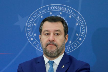 義大利副總理Matteo Salvini。 路透