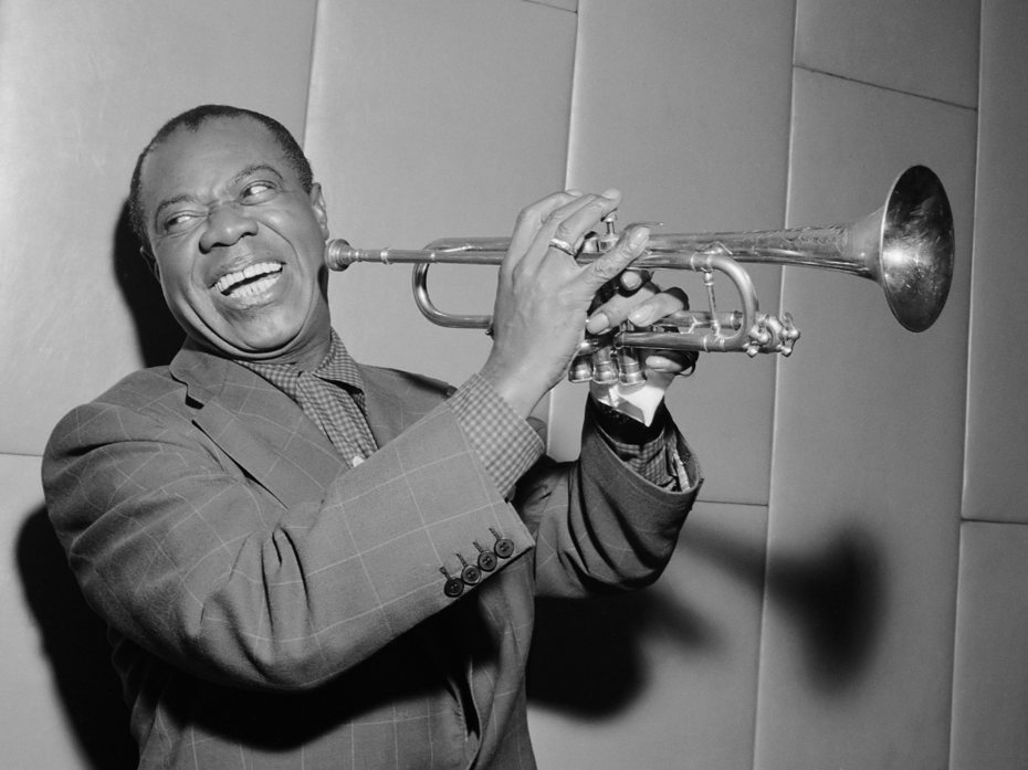 ▲有「爵士樂之父」稱號的Louis Armstrong (圖／擷自維基百科)