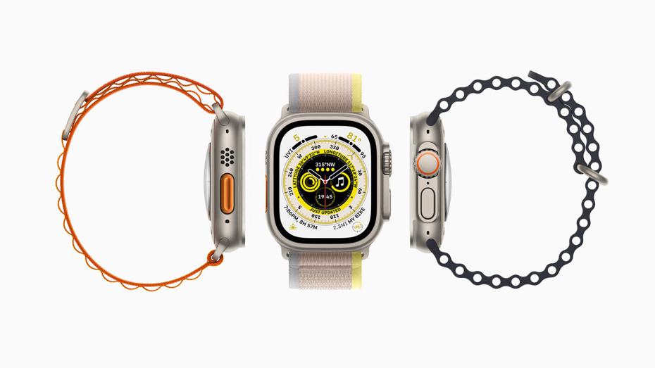 蘋果2022年推出旗艦款Apple Watch Ultra讓人印象深刻，傳出官方為了迎接智慧手錶10周年紀念，將推出Apple Watch X。（翻攝自蘋果官網）