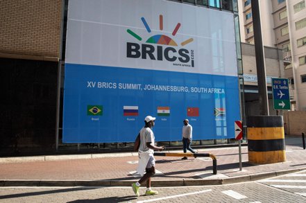 金磚國家峰會於8月22日起連三天於南非約翰尼斯堡舉行。（Getty Images）