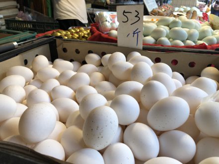 北市蛋商公會宣布，4日起雞蛋產地及批發價均漲3元。 聯合報系資料照片