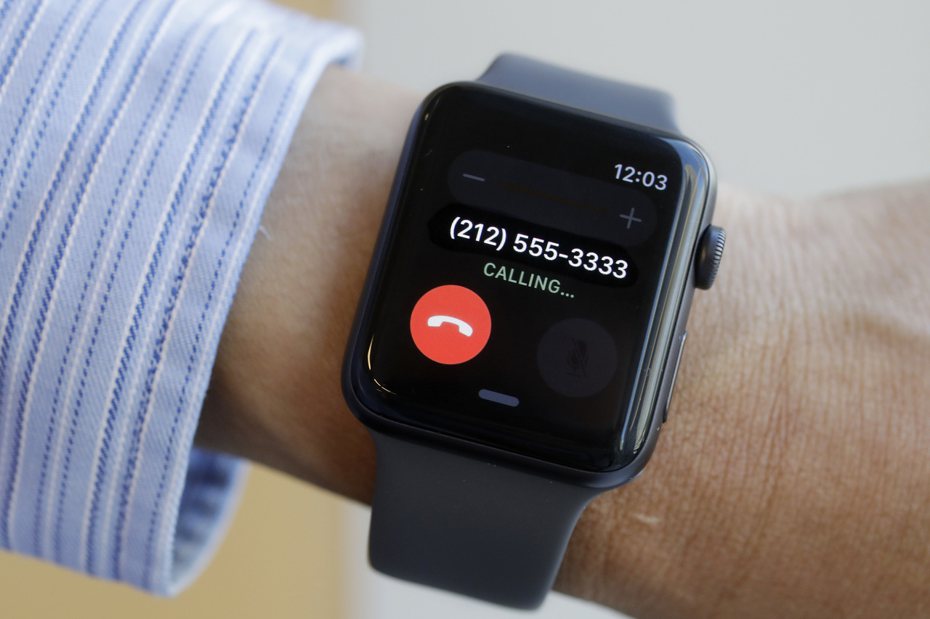 蘋果智慧手錶Apple Watch。 美聯社資料照