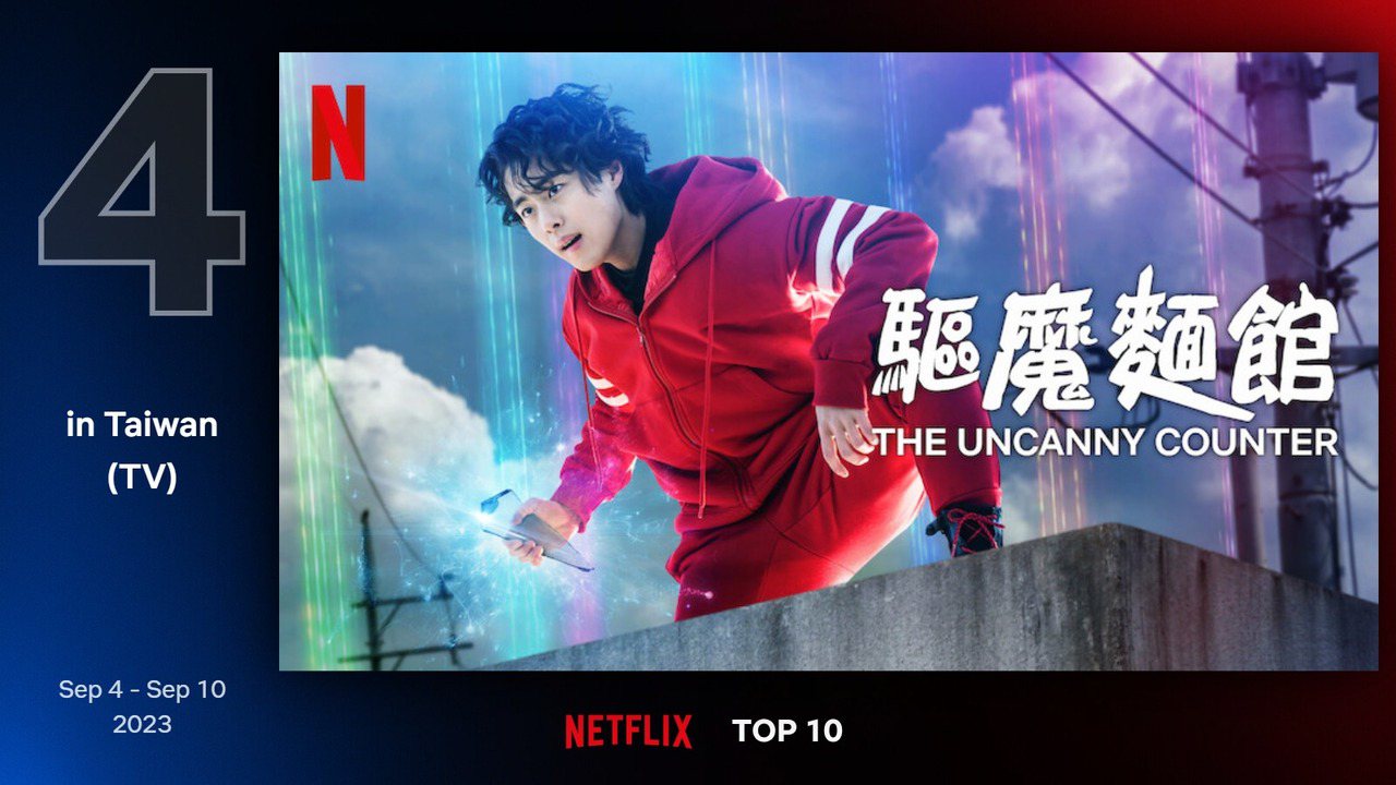 Netflix台灣地區9月4日至9月10日電視類排行第4為韓劇《驅魔麵館第二季》。圖／Netflix