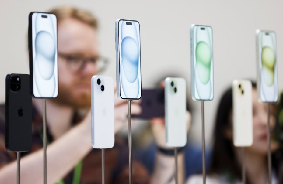 2023年蘋果（Apple）發布iPhone 15系列。歐新社