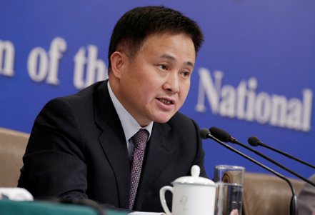 中國人民銀行（大陸央行）行長潘功勝。路透