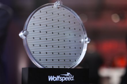 Wolfspeed的碳化矽晶圓。路透