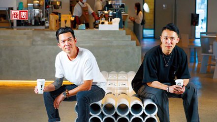  CAFE!N創辦人朱茂亨（左） 、行銷長李威（右）(攝影者．楊文財)