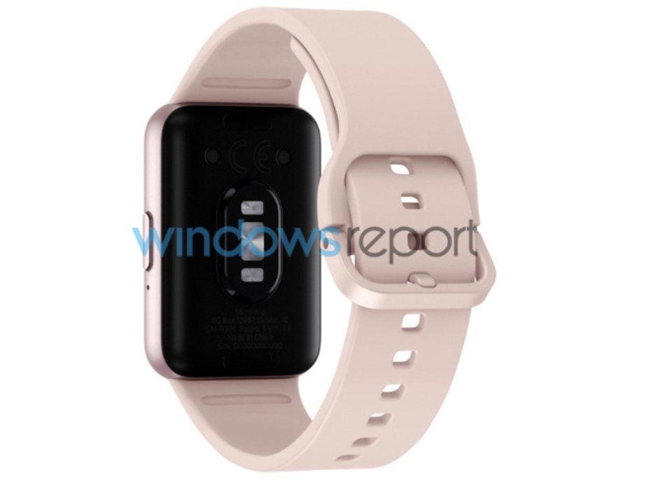 三星將推出的「Galaxy Fit 3」被爆出Apple Watch「非常相似」，被認為根本是「壓扁的Apple Watch」。翻攝connectthewatts
