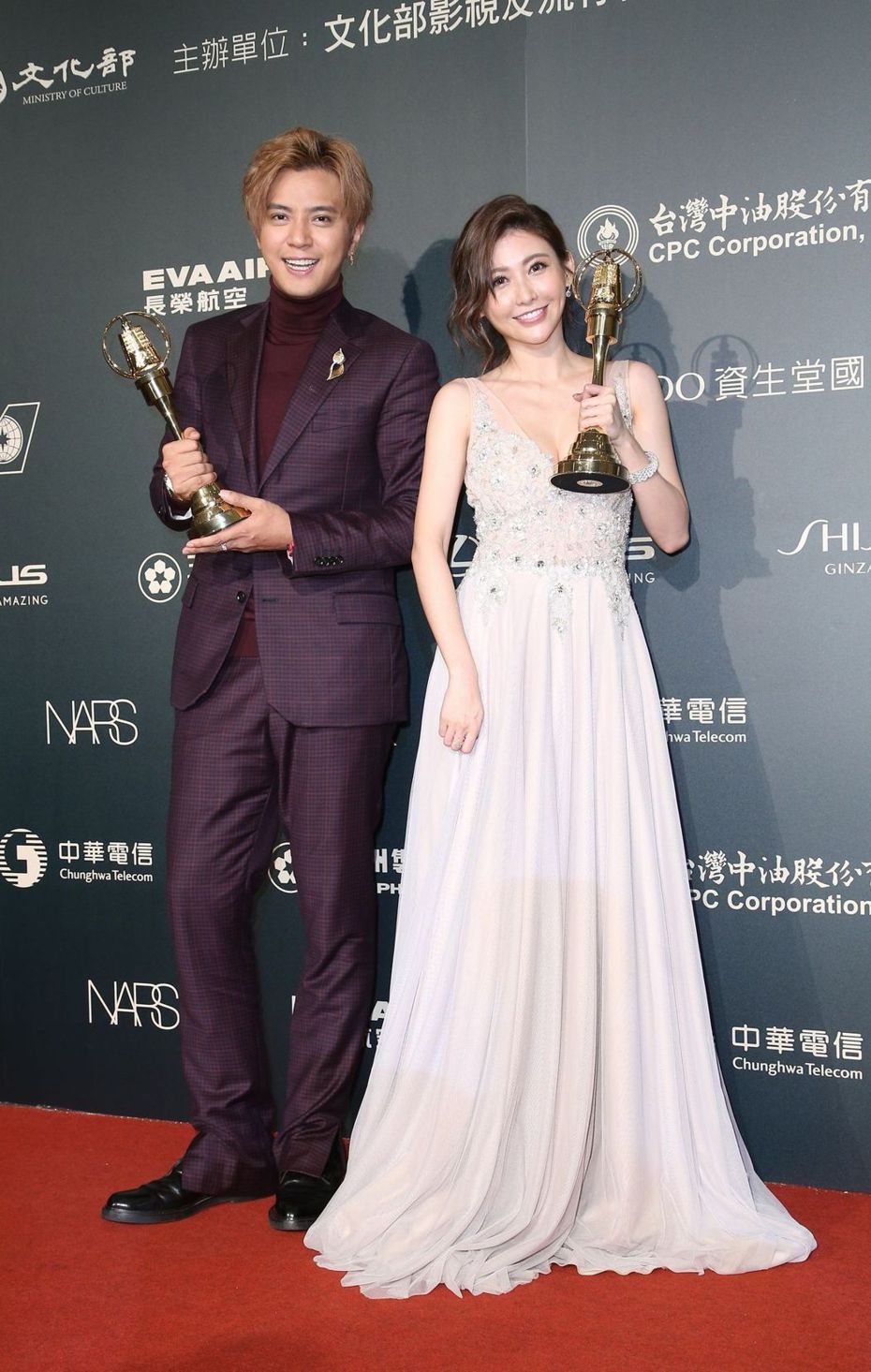 羅志祥、愷樂過去以「娛樂百分百」獲得第52屆金鐘獎綜藝節目主持人獎。 圖／聯合報系資料照