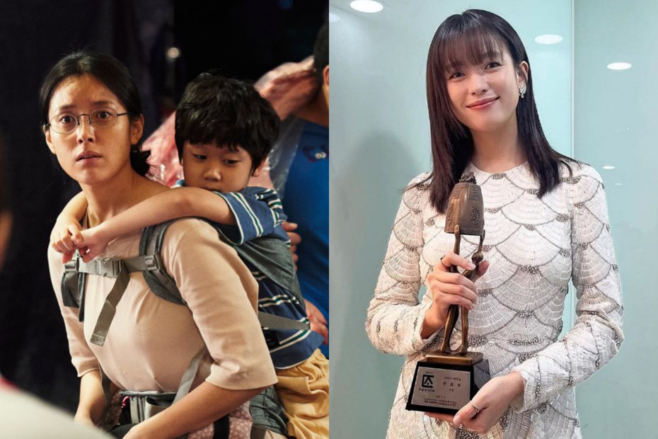 南韓第59屆大鐘獎在15日晚間揭曉，其中韓孝周以《異能》中堅毅的母親一角奪下視后。 圖/Disney+提供、截自IG