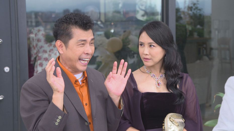 蘇炳憲(左)、陳妍安在「愛的榮耀」中飾演夫妻。圖／民視提供