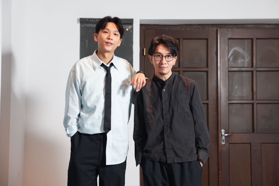 盧鎮業（左）與卓亦謙是「年少日記」的男主角與導演。記者吳致碩／攝影