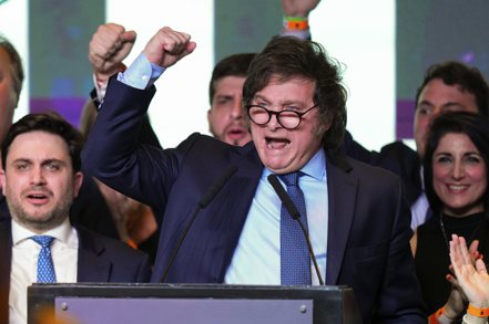 阿根廷新任總統米雷伊。 （美聯社）