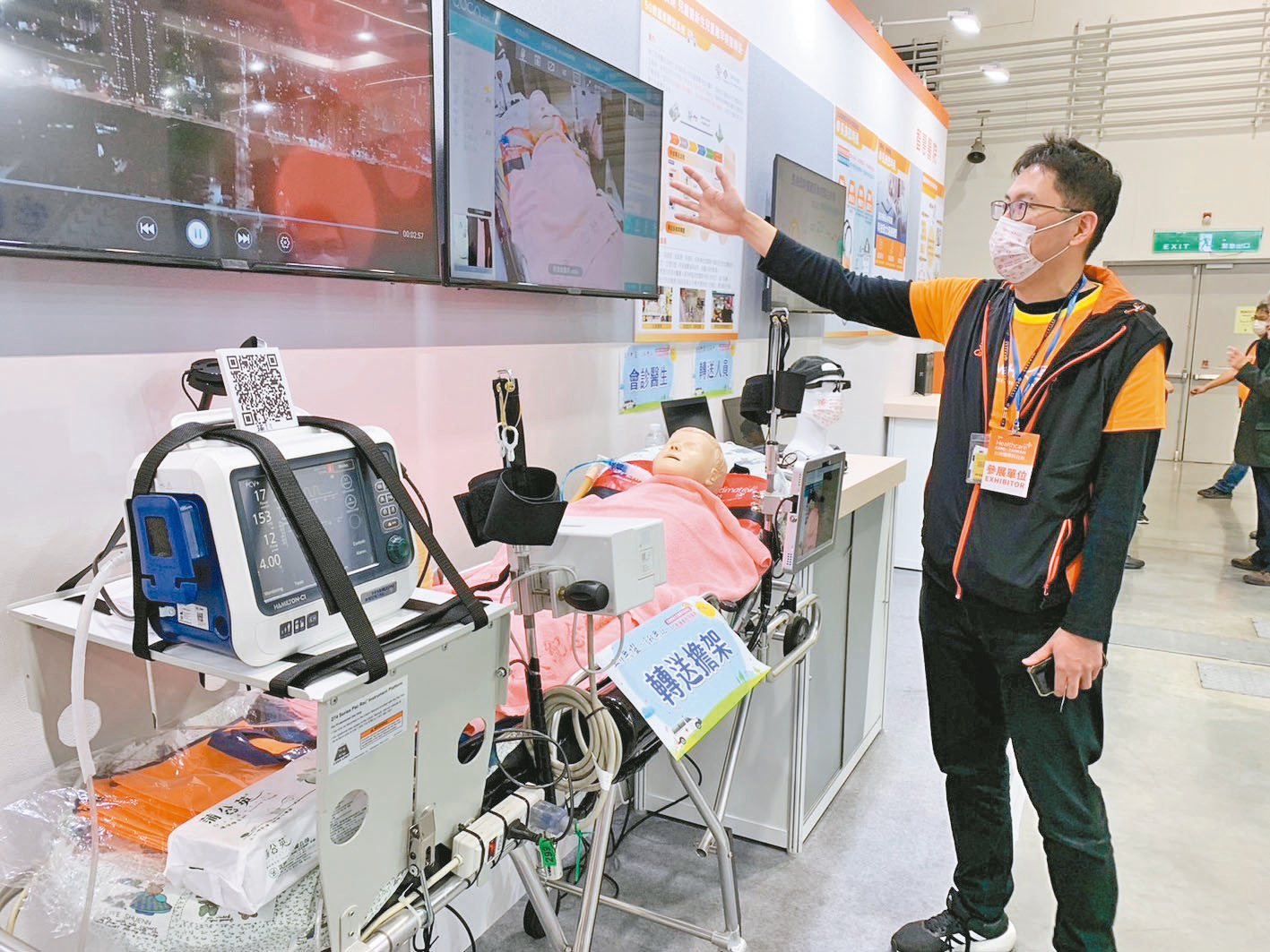 長庚與廣達研發的「5G救護車」已經協助救治6名兒童重症患者。記者陳雨鑫／攝影