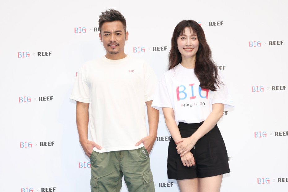 范逸臣(左)、田中千绘在「BIG」饰演一对即将离婚的夫妻。记者李政龙／摄影