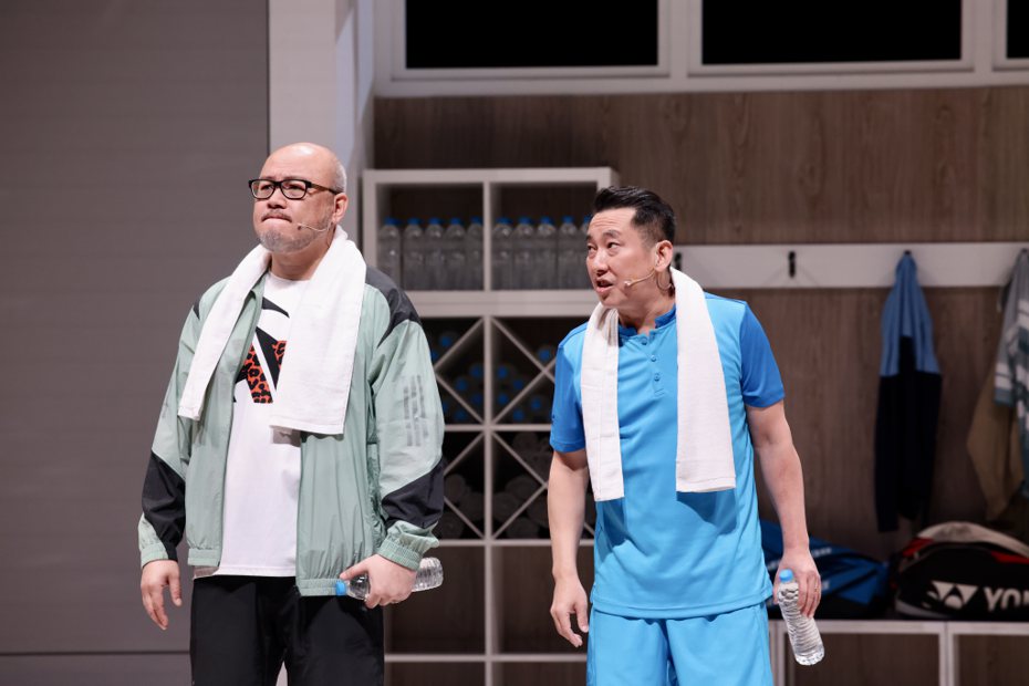 屈中恆(右)、刘亮佐在「妳和我和他的真相」饰演好友。记者李政龙/摄影