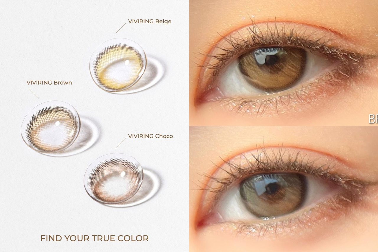 推薦五款韓國隱形眼鏡品牌OLENS的隱眼 其中Real Ring和Vivi Ring最近大受好評圖/IG @olenstw_official、@oniku0295