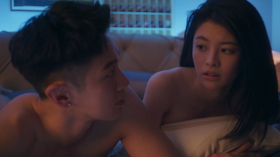 柯震东(左)詹子萱只有性爱关係。图／Netflix提供