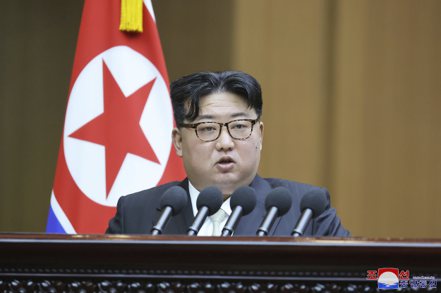 北韓領袖金正恩。 （美聯社）