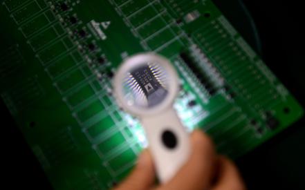 中國大陸去年進口晶片設備按年大增14%至近400億美元，創了有紀錄以來的第二高。 （新華社）