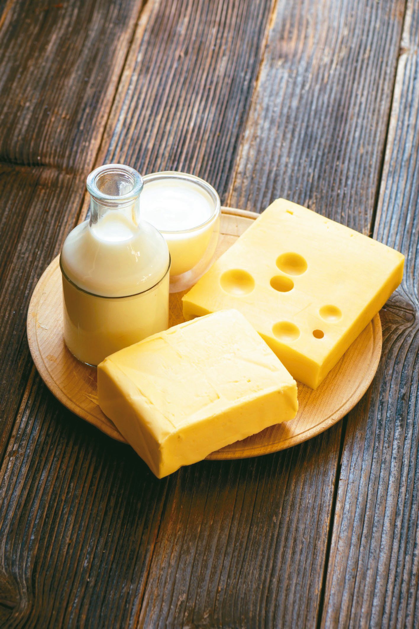 牛奶、起司、乳酪、優酪乳等乳製品含有豐富鈣質。圖／123RF