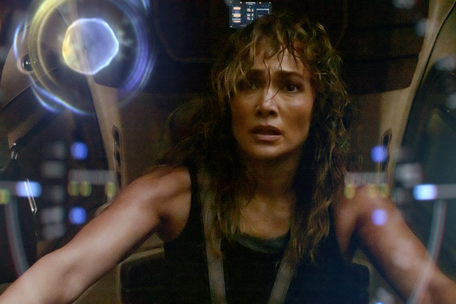 珍妮佛洛佩茲主演Netflix全新電影「異星戰境」。圖／Netflix提供