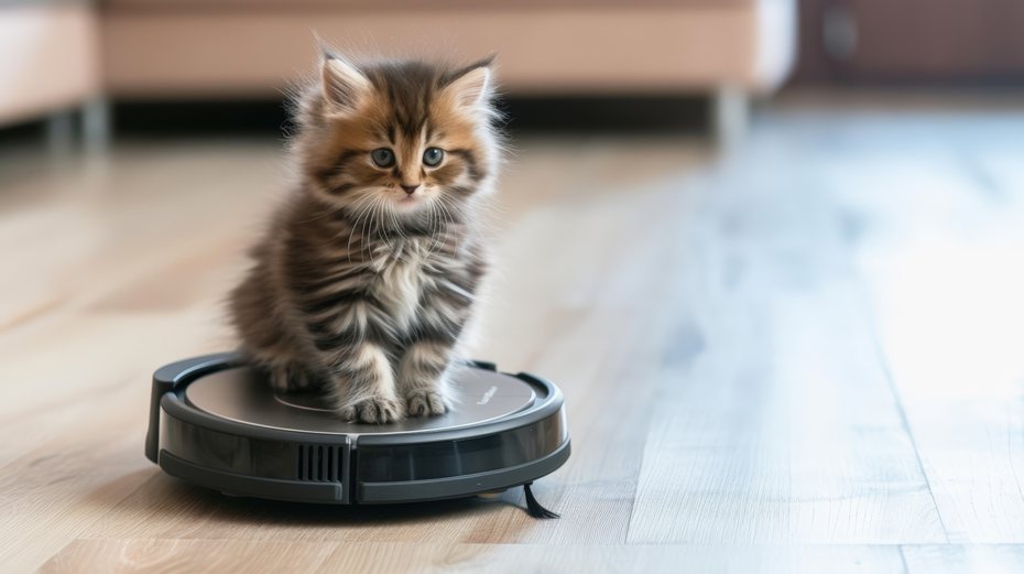 貓咪的聽覺很敏感，特別不喜歡會發出巨大聲響的家電，例如吸塵器、洗衣機，不過掃地機器人也許是個例外。 ingimage示意圖