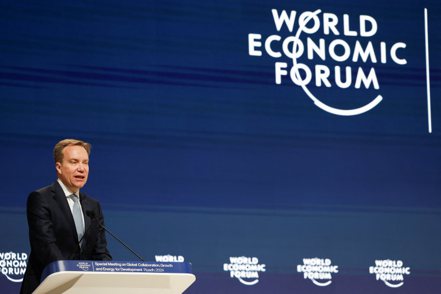 世界經濟論壇（WEF）主席布倫德。路透