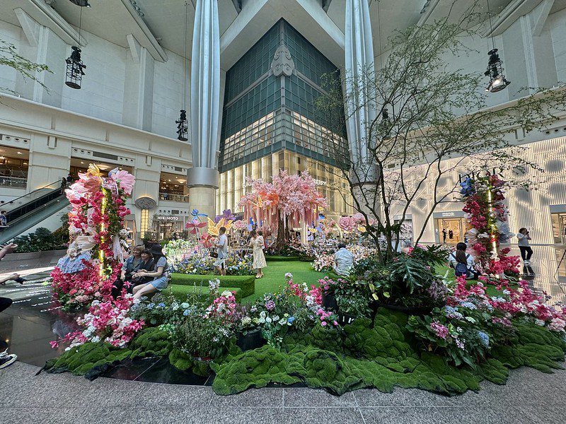 台北101百貨4樓⟪花意空間＿繽紛花園⟫