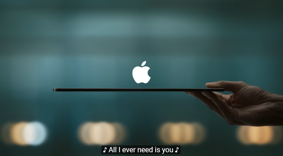 蘋果的iPad Pro廣告引發爭議。圖擷自Apple YouTube