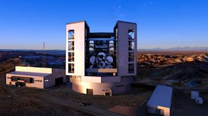 卡內基科學研究所正在建造地表最強大的陸基望遠鏡「巨型麥哲倫望遠鏡」。圖為設計圖。取自推特