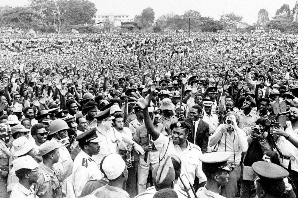 第三任烏干達總統伊迪．阿敏。攝於1971年。 圖／美聯社