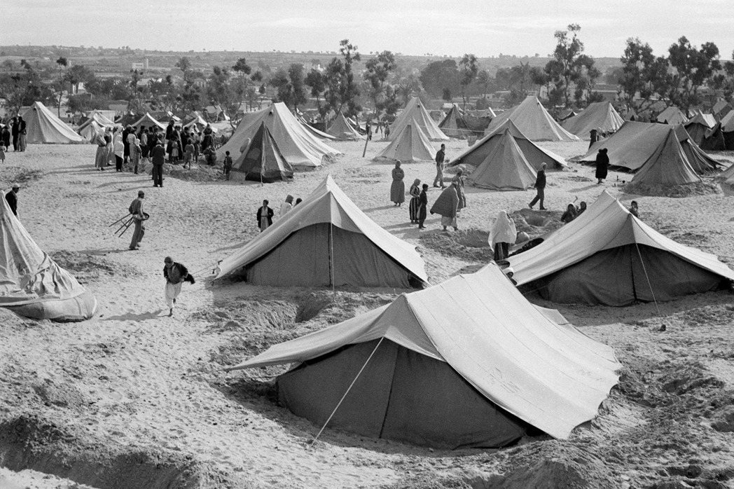 1949年以色列建國，流亡至埃及的巴勒斯坦難民據估計有22.5萬人 圖／美聯社