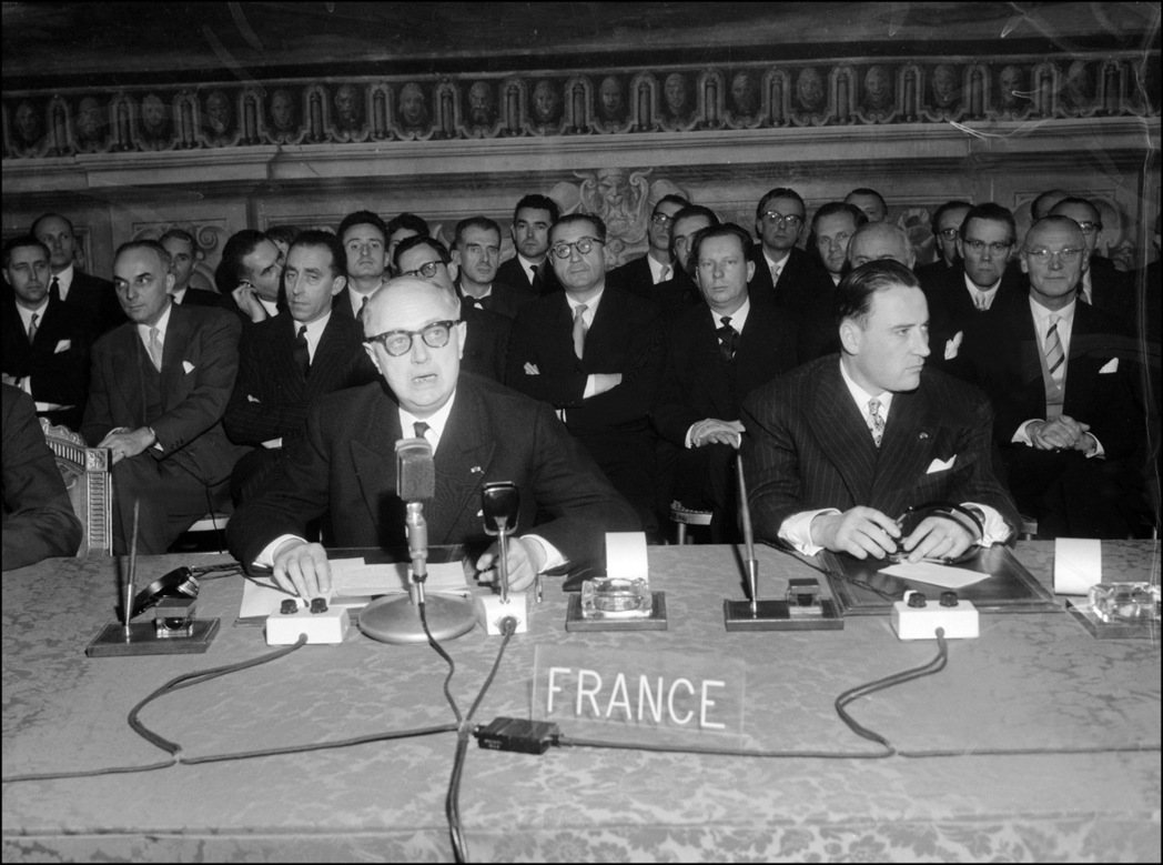 梅西納精神催生出的《羅馬條約》，於1957年3月25日為歐洲開啟了歷史新頁。圖為...