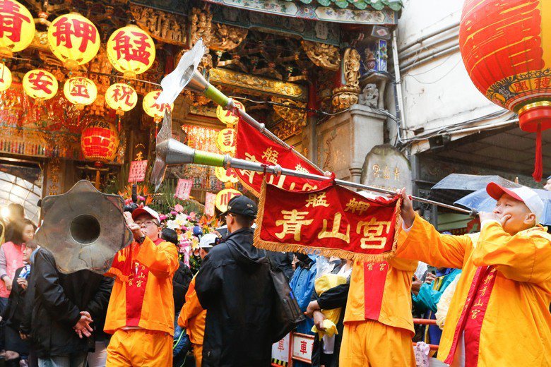一年一度的青山王祭典是臺北市三大祭典中最喧囂的。 圖／聯合報系資料照