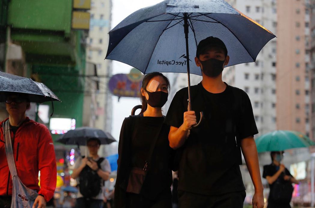香港反送中運動的結果，將直接影響中國對台政策之調整。 圖／美聯社