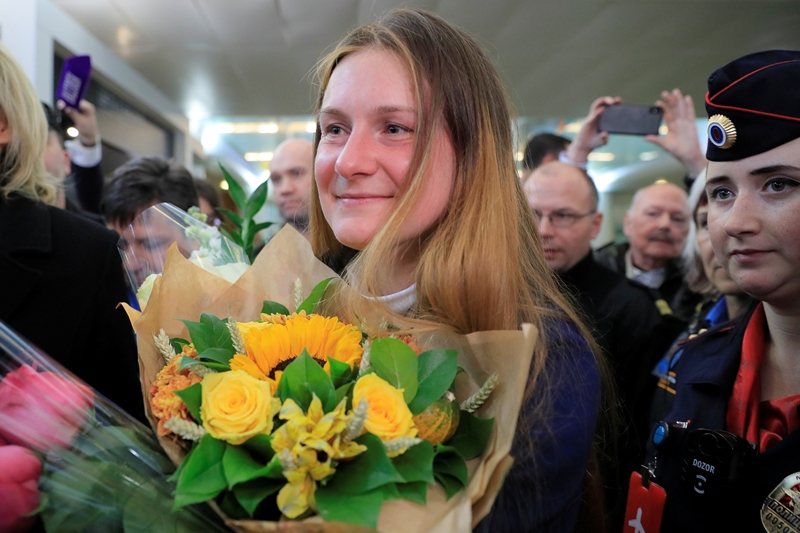 在美國被捕的俄羅斯人瑪莉婭・布提娜，於去年10月獲釋。 圖／美聯社