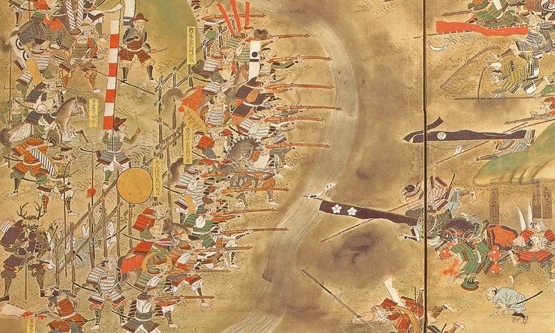 1575年，織田信長在長篠之戰大敗武田軍團。 圖／維基共享