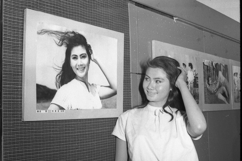 《啞女情深》女主角王莫愁，也是《蚵女》的女主角，圖攝於1963年。 圖／聯合報系資料照