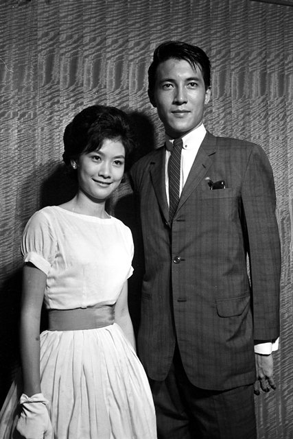 1963年，柯俊雄（右）入選為香港國際電懋公司的演員。 圖／聯合報系資料照
