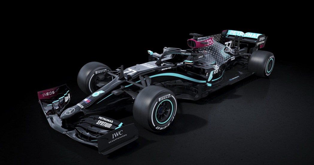 賓士f1車隊賽車塗裝發表 顛覆銀箭傳統以黑色塗裝力挺種族平權 F1賽車 賽車運動 發燒車訊