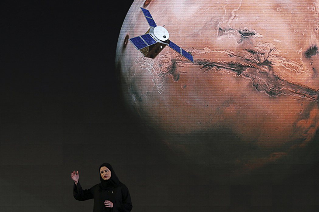 阿拉伯聯合大公國近年積極發展太空事業，最近更加入火星探索行列。 圖／美聯社